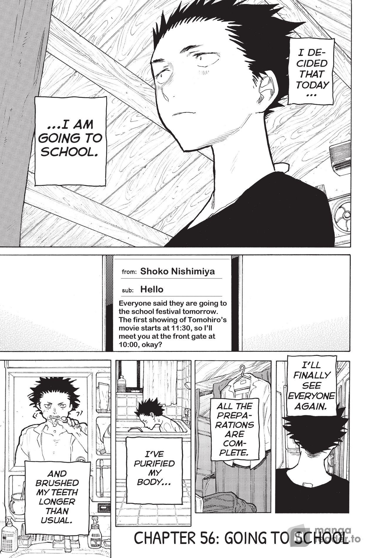 A Silent Voice Chapter 56 image 01